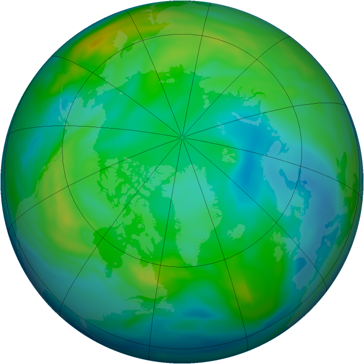 Arctic ozone map for 24 November 2006